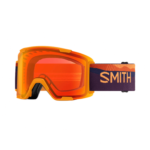 Goggles Smith Stash XL Orange Sunrise - ChromaPop Everyday Red Mirror - Genetik Sport