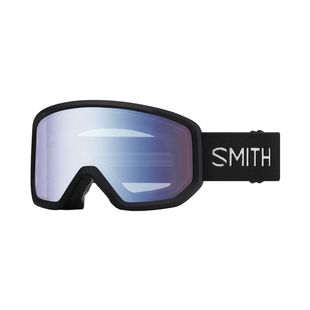 Goggles Smith Transfer Black - Blue Sensor Mirror - Genetik Sport