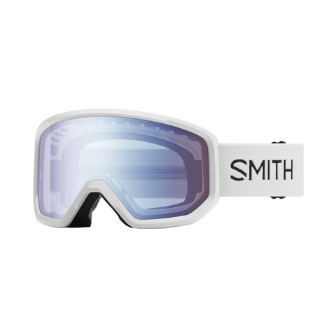 Goggles Smith Transfer White - Blue Sensor Mirror - Genetik Sport