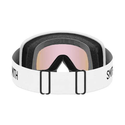 Goggles Smith Transfer White - Blue Sensor Mirror - Genetik Sport