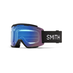 MTB Goggles Smith Squad XL Black - ChromaPop Contrast Rose Flash & Clear - Genetik Sport