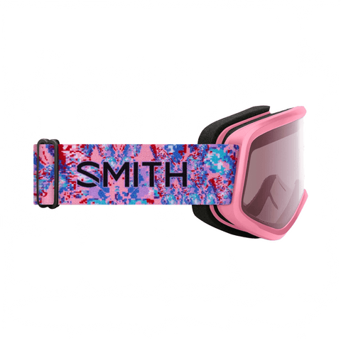 Youth Goggles Smith Snowday Bright Pink LoFi Butterfly - Ignitor Mirror - Genetik Sport
