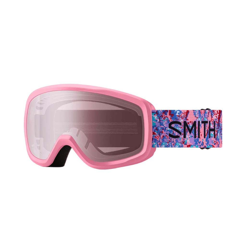 Youth Goggles Smith Snowday Bright Pink LoFi Butterfly - Ignitor Mirror - Genetik Sport