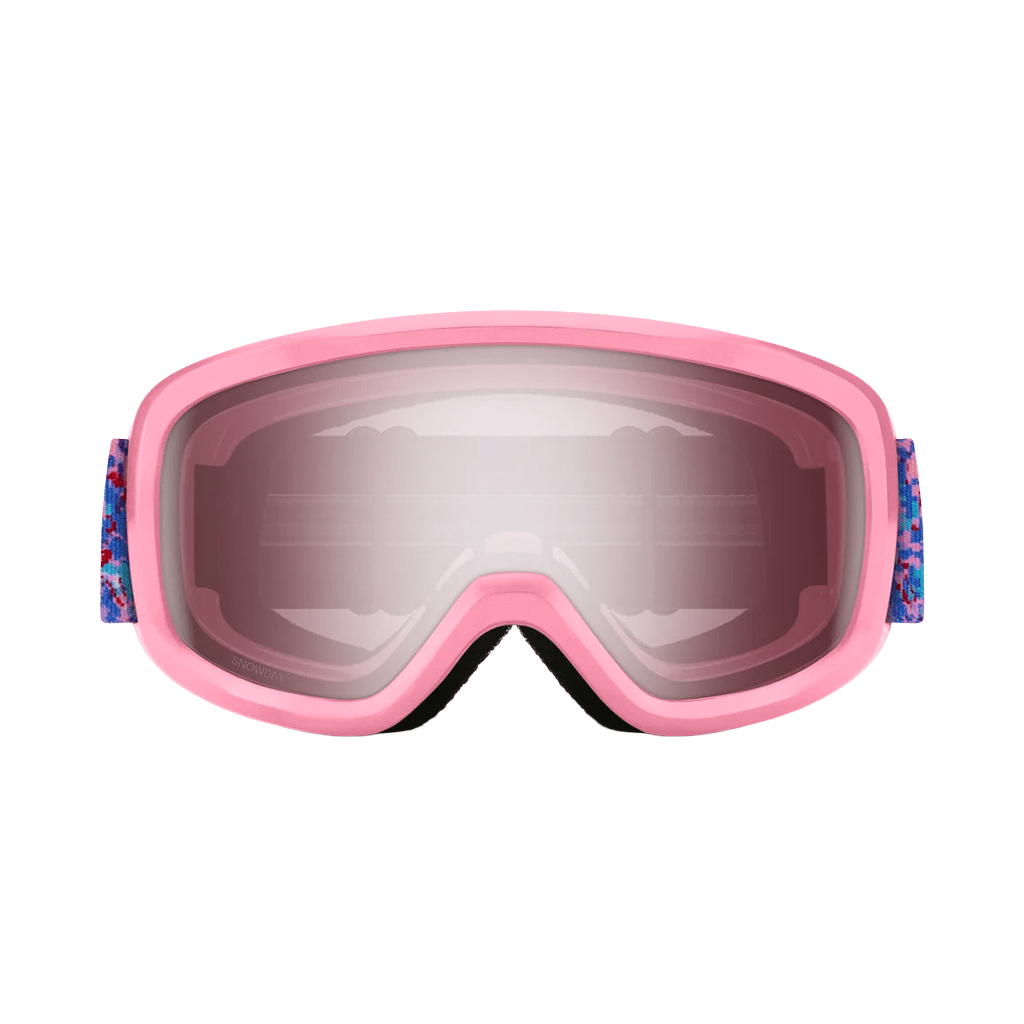 Youth Goggles Smith Snowday Bright Pink LoFi Butterfly - Ignitor Mirror - Genetik Sport