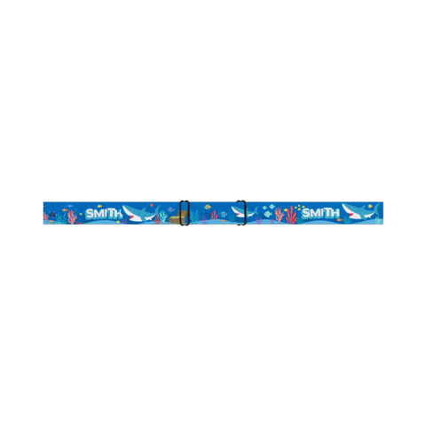 Youth Goggles Smith Snowday Cobalt Shark Balt - Blue Sensor Mirror - Genetik Sport