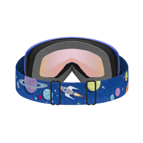 Youth Goggles Smith Snowday Supernova Rockets - Blue Sensor Mirror - Genetik Sport