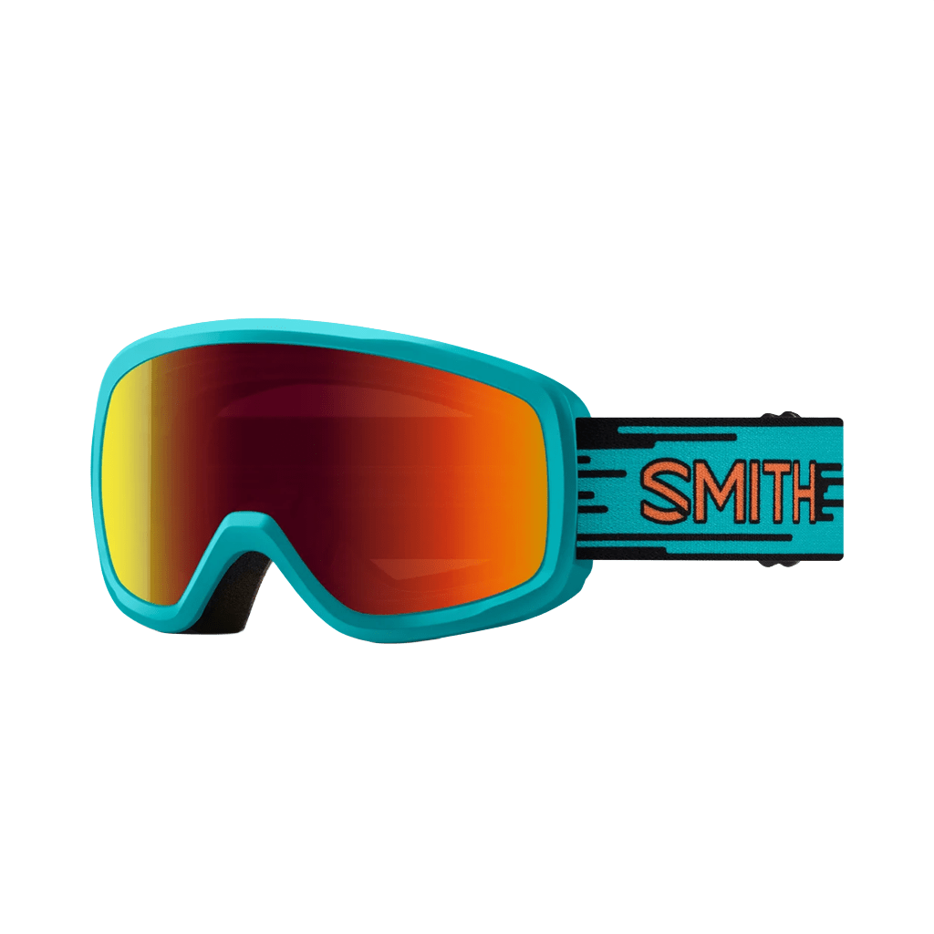 Youth Goggles Smith Snowday Tropic Kidding - Red Sol-X Mirror - Genetik Sport