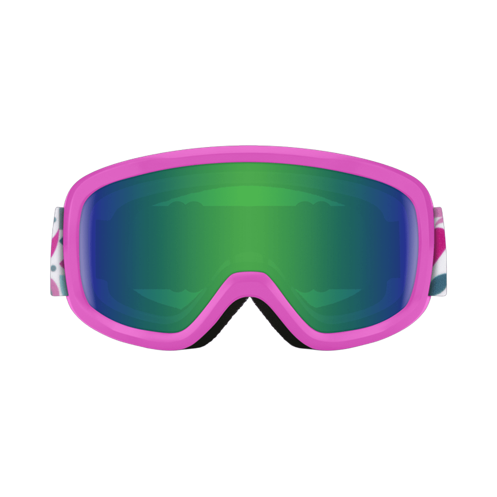 Youth Goggles Smith Snowday Vivid Pink Hearts - Green Sol - X Mirror - Genetik Sport