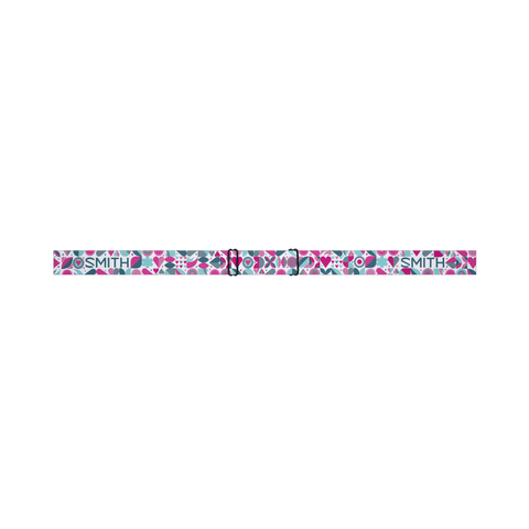 Youth Goggles Smith Snowday Vivid Pink Hearts - Green Sol - X Mirror - Genetik Sport