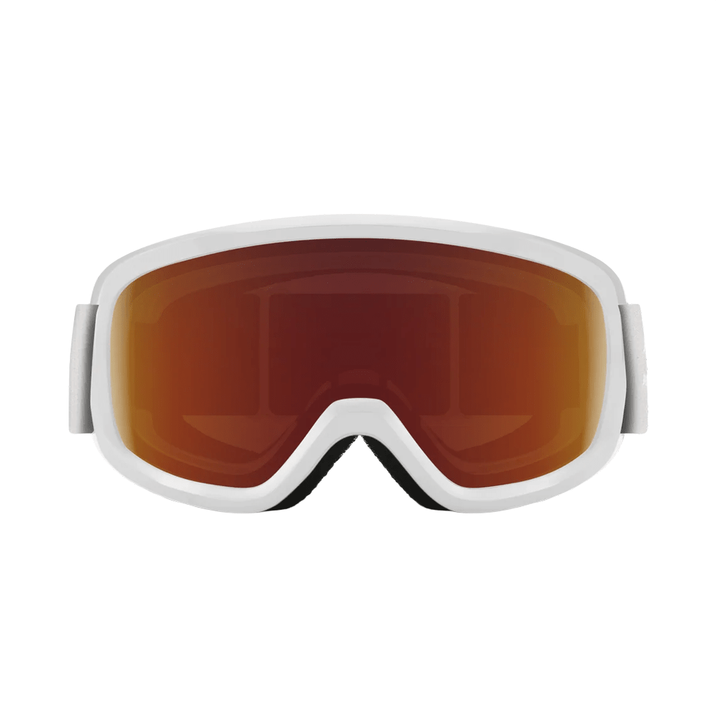 Youth Goggles Smith Snowday White - Red Sol-X Mirror - Genetik Sport
