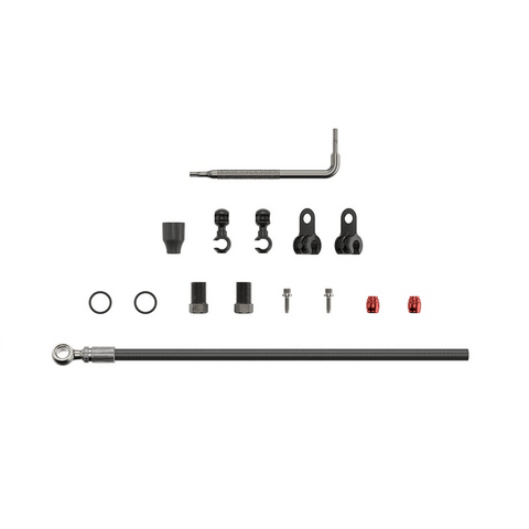 Brake Hose Kit Sram Silver Banjo 2000mm - Black - Genetik Sport
