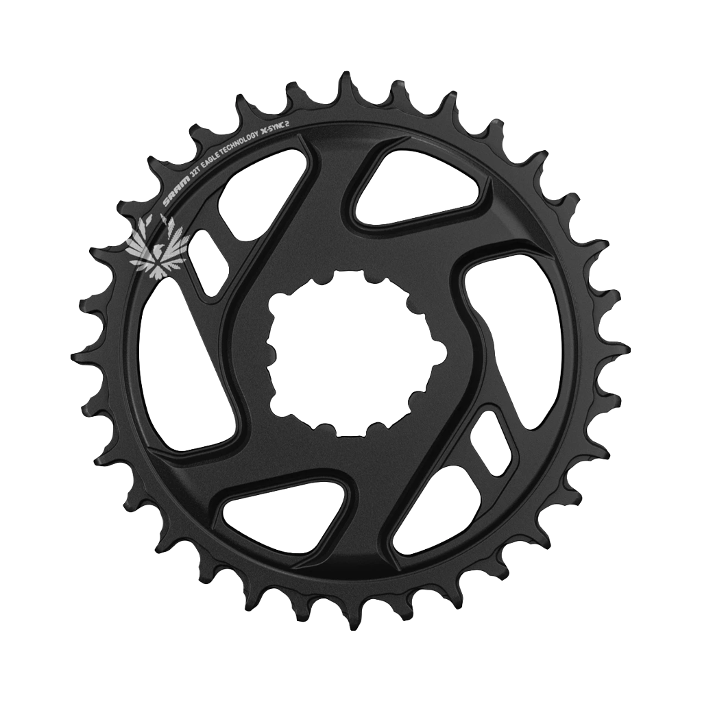 Chainring Sram Boost Eagle 12sp X - SYNC2 30T - Black - Genetik Sport
