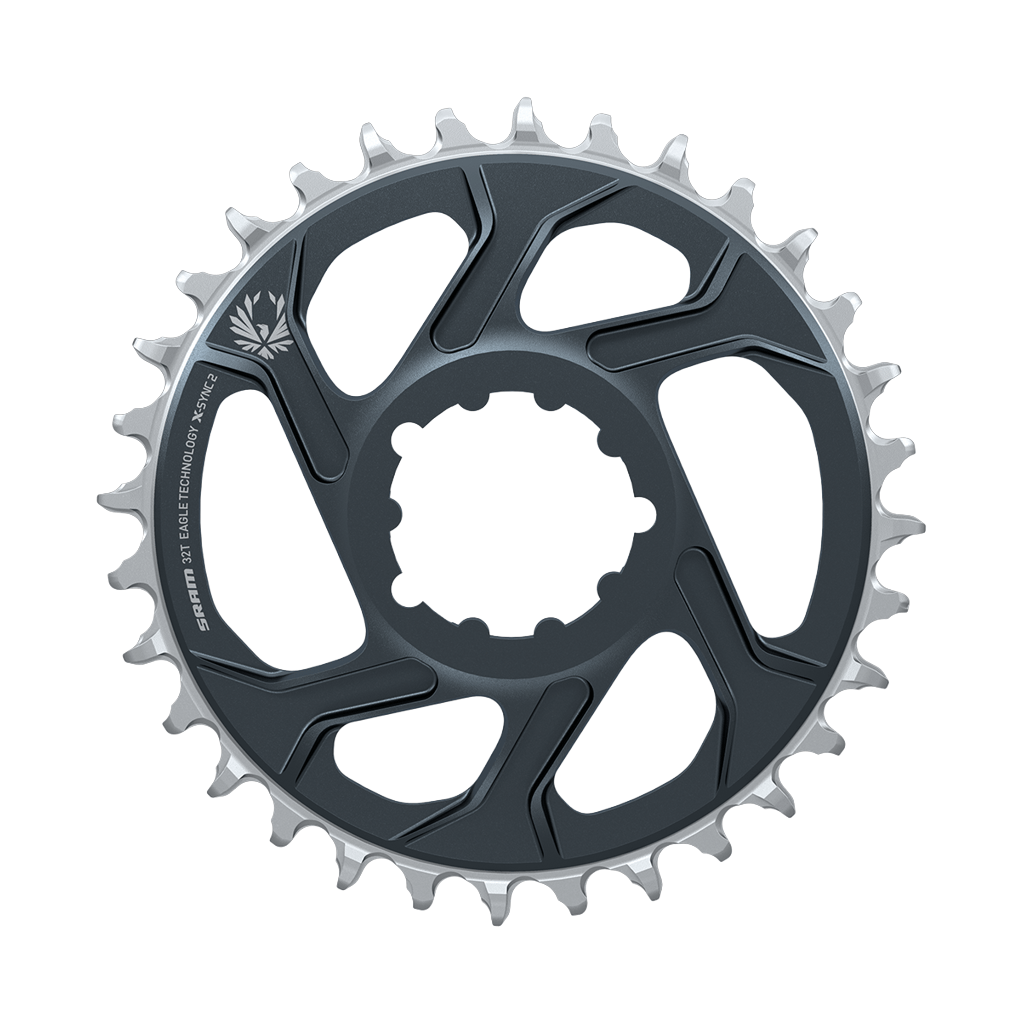 Chainring Sram Eagle 12sp X - SYNC2 Offset 6mm 34T - Lunar Grey - Genetik Sport