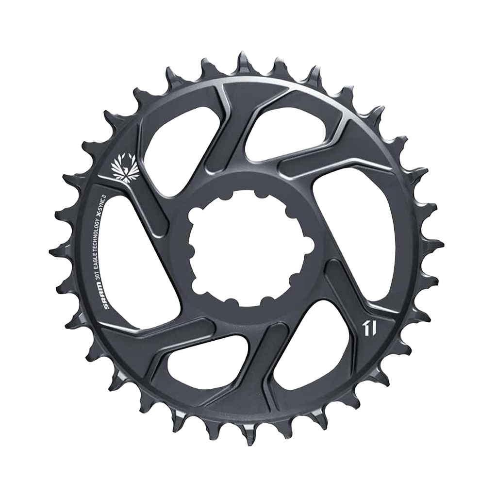 Chainring Sram GX Eagle C1 11/12sp Offset 3mm DM 30T AL - Black - Genetik Sport