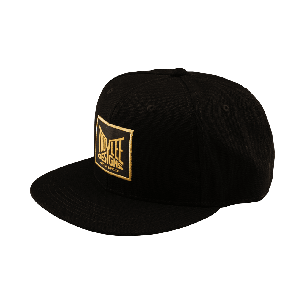 Cap Troy Lee Designs Flat Bill Snapback Handlebar - Black - Genetik Sport