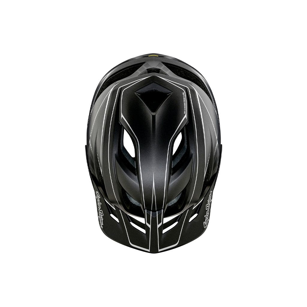 Helmet Troy Lee Designs Flowline SE MIPS Pinstripe Charcoal - Genetik Sport
