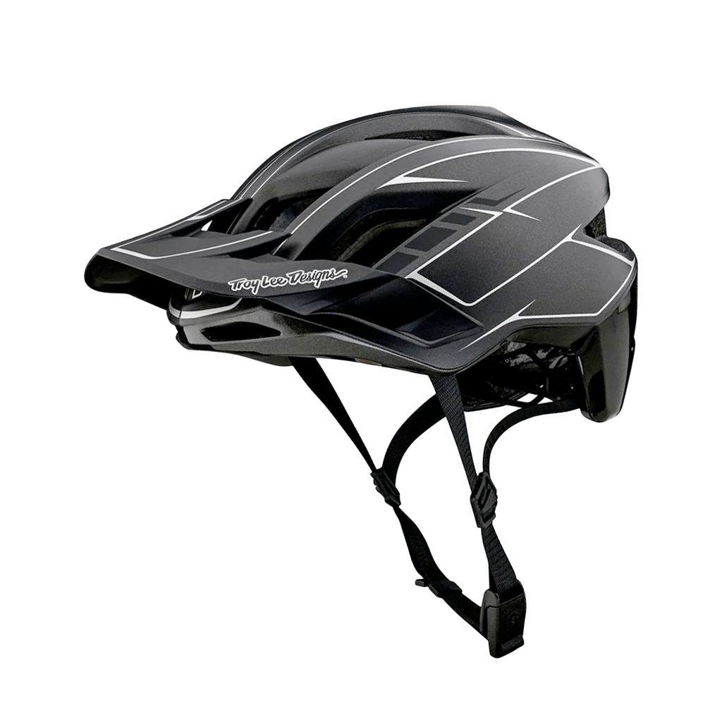 Helmet Troy Lee Designs Flowline SE MIPS Pinstripe Charcoal - Genetik Sport