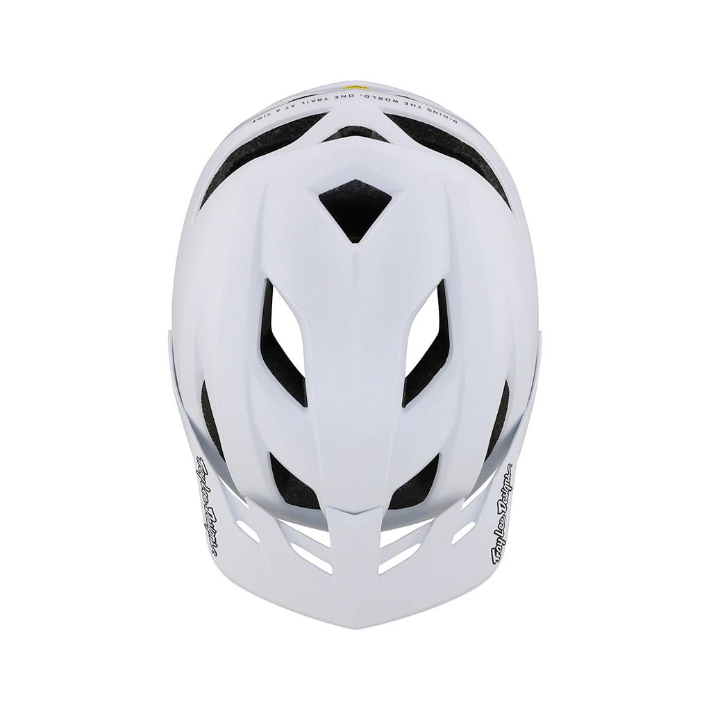 Helmet Troy Lee Designs Youth Flowline MIPS - Orbit White - Genetik Sport