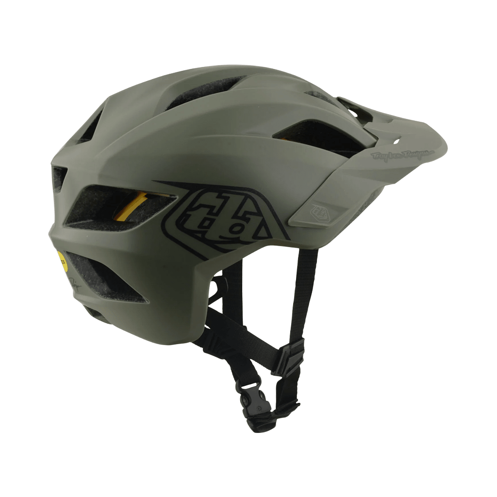 Helmet Troy Lee Designs Youth Flowline MIPS Point - Army - Genetik Sport