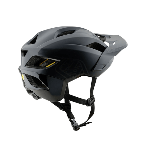 Helmet Troy Lee Designs Youth Flowline MIPS Point - Black / Charcoal - Genetik Sport