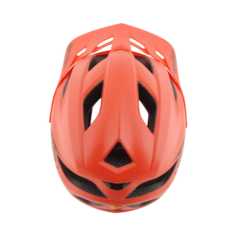 Helmet Troy Lee Designs Youth Flowline MIPS Point - Coral - Genetik Sport