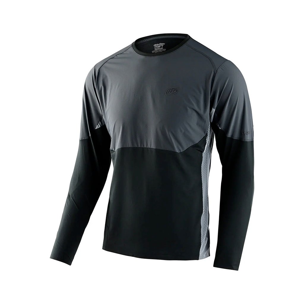 Jersey Troy Lee Designs Drift LS - Dark Charcoal - Genetik Sport