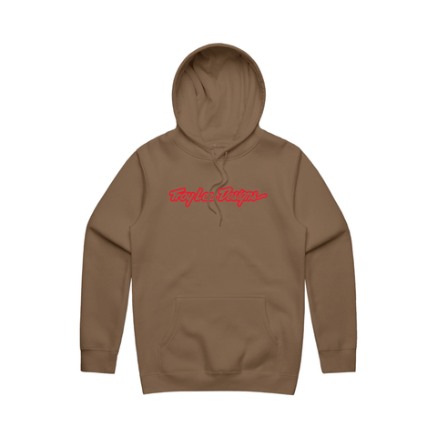 Pullover Hoodie Troy Lee Designs Mens Signature - Sienna - Genetik Sport