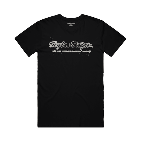 T-Shirt Troy Lee Designs Mens Repeat - Black - Genetik Sport