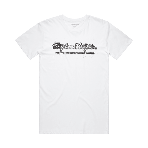T-Shirt Troy Lee Designs Mens Repeat - White - Genetik Sport