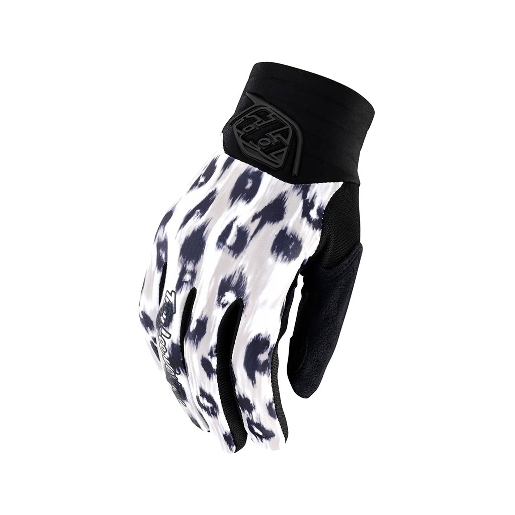 Women's Bike Gloves Troy Lee Designs Luxe - Wild Cat White - Genetik Sport