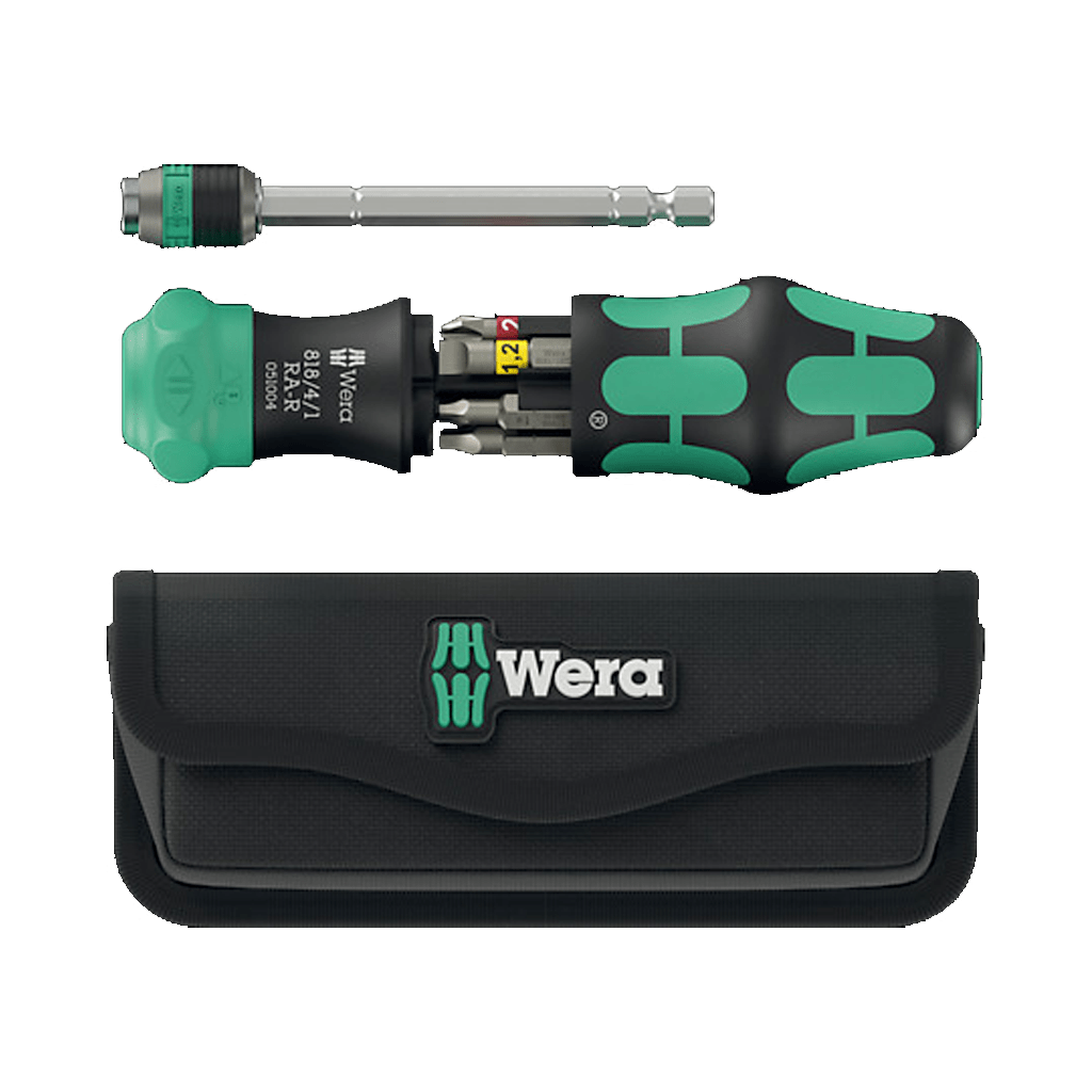 Ratchet Set Wera Kraftform Kompakt 26 RA - R - 6 Pieces - Genetik Sport