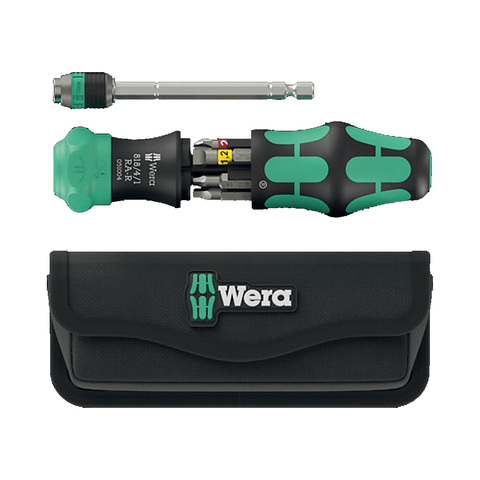 Ratchet Set Wera Kraftform Kompakt 26 RA - R - 6 Pieces - Genetik Sport