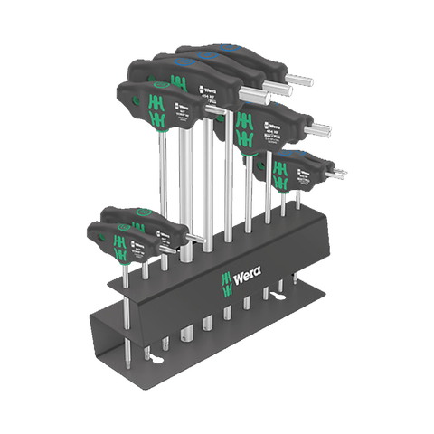 T - handle Hex Key Wera Bicycle Set 6 - 10 Pieces - Genetik Sport