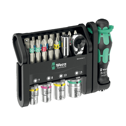 Tools Set Wera Tool - Check Modular 1 - 21 Pieces - Genetik Sport
