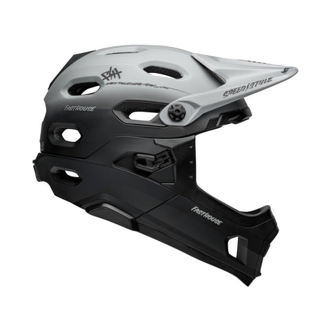 Casque Bell Super DH SP Fasthouse Gris/Noir Taco - Genetik Sport