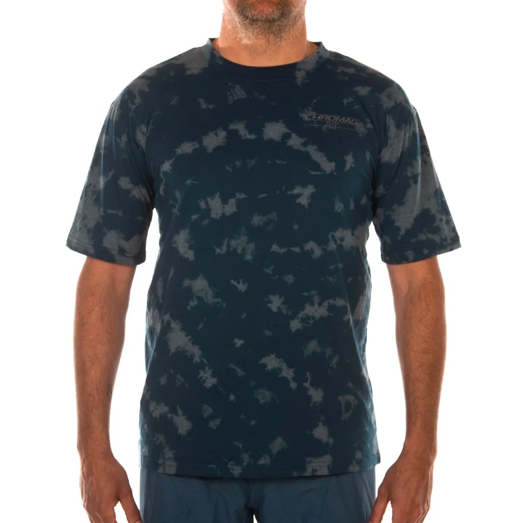 T-Shirt technique Chromag Warehouse Cloudwash Navy - Genetik Sport