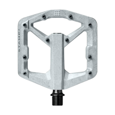 Pédales Crankbrothers Stamp 2 Large Raw Silver - Genetik Sport