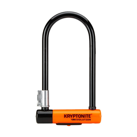 Cadenas en U Kryptonite Evolution STD 4 x 9 po Noir/Orange - Genetik Sport
