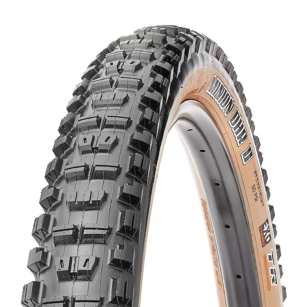 Pneu Maxxis Minion DHR II 29x2.4 F60 TPI Dual Exo TR WT Skinwall - Genetik Sport