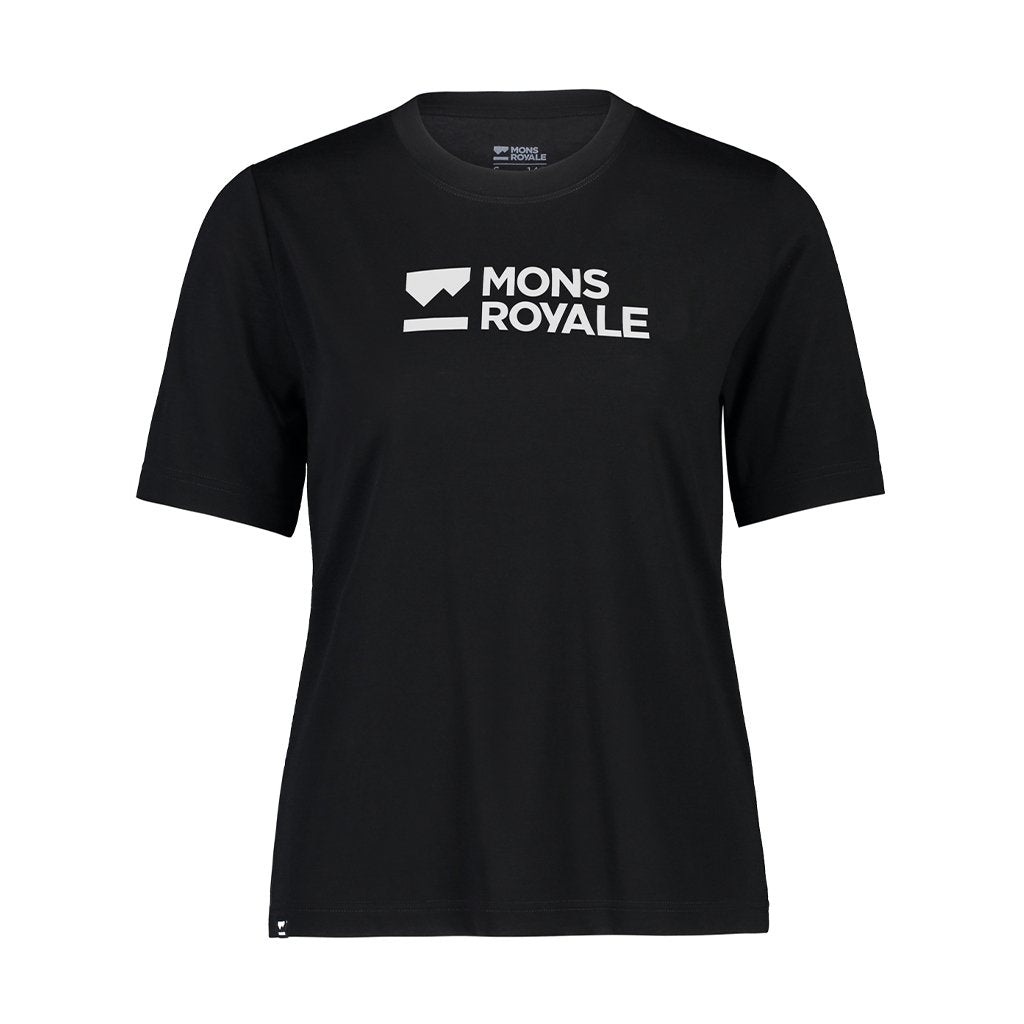T-Shirt pour femmes Mons Royale Icon Relaxed Noir - Genetik Sport