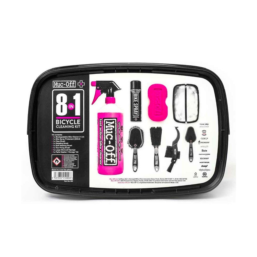 CLEANING KIT MUC-OFF 8-IN-1 BICYCLE - Genetik Sport