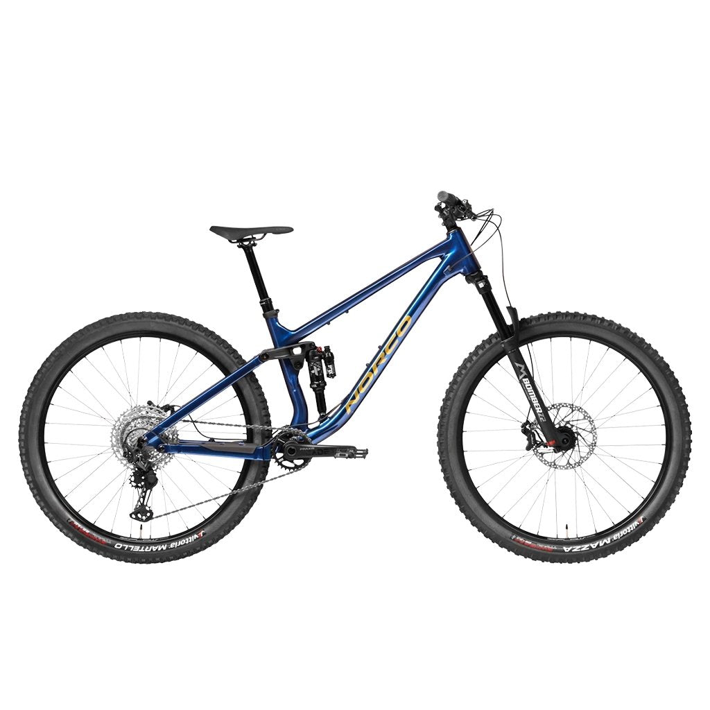 Vélo Norco Fluid FS A2 29” 2023 Bleu/Cuivre - Genetik Sport