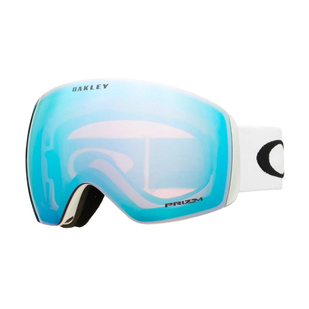 Goggles Oakley Flight Deck L Matte White with Prizm Snow Sapphire - Genetik Sport