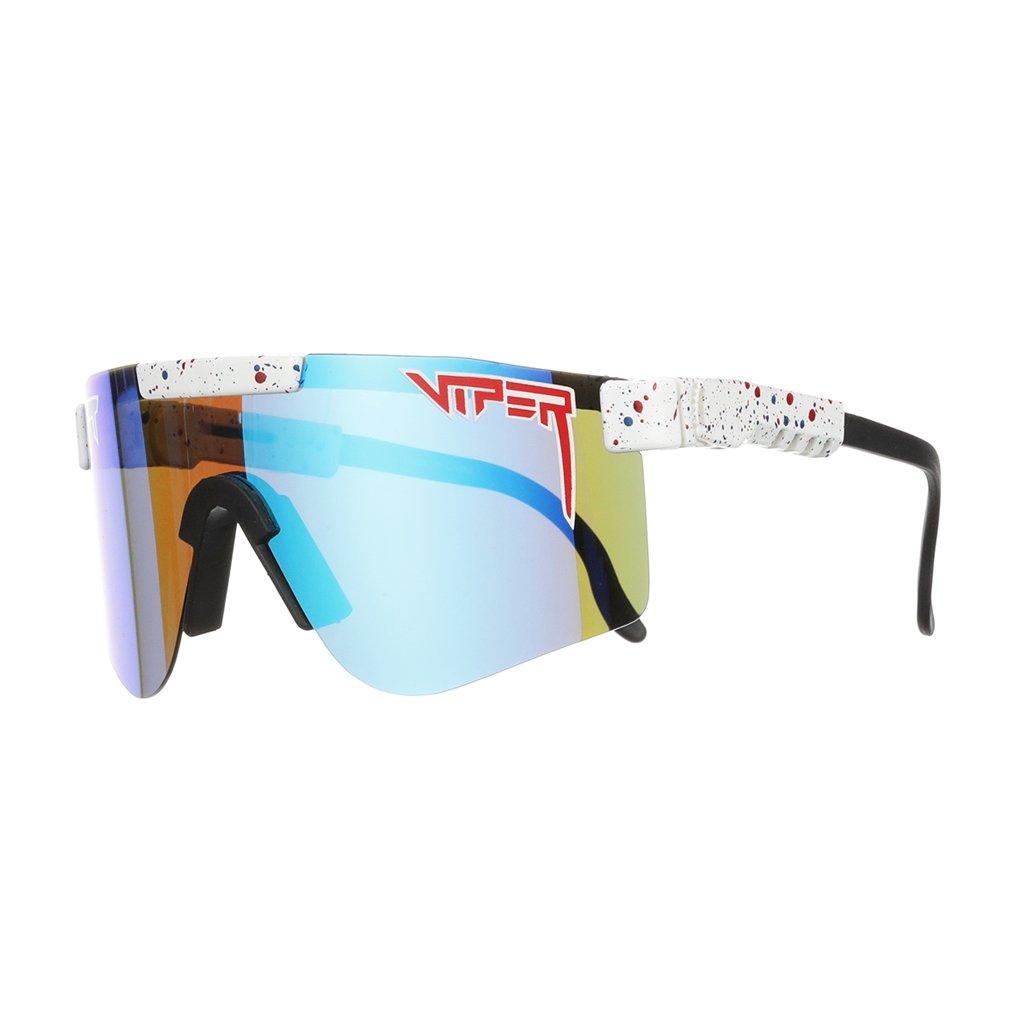 Sunglasses Pit Viper The Absolute Freedom Polarized Double Wide White - Genetik Sport