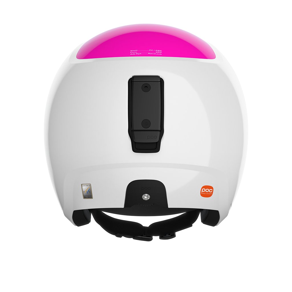 Casque Poc Skull Dura Jr Hydrogen White/Fluorescent Pink - Genetik Sport