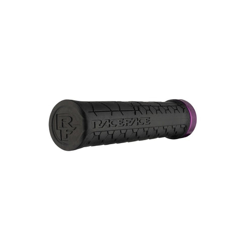 Poignées Race Face Getta 30 mm Noir/Mauve - Genetik Sport