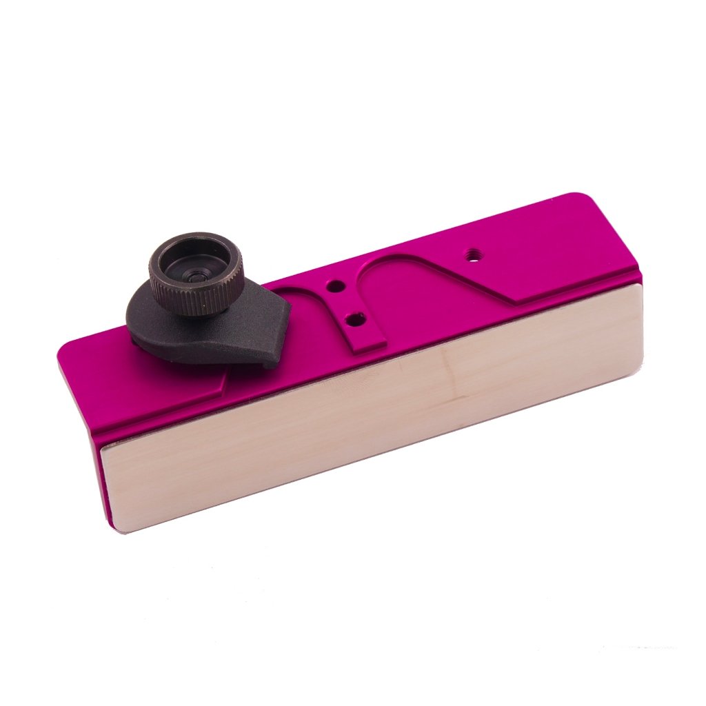 WC FILE GUIDES SIDECUT WITH SS PLATE AND TRIGGER CLAMP 92 DEG PURPLE - Genetik Sport