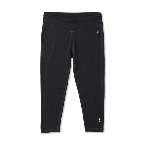 CALEÇON 3/4 POUR FEMMES SMARTWOOL MERINO 250 BLACK - Genetik Sport
