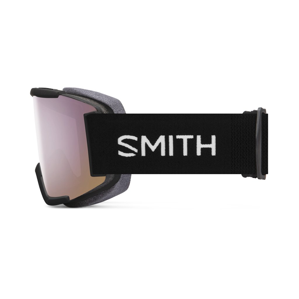 Goggles Smith Squad Black ChromaPop Everyday - Rose Gold Mirror - Genetik Sport