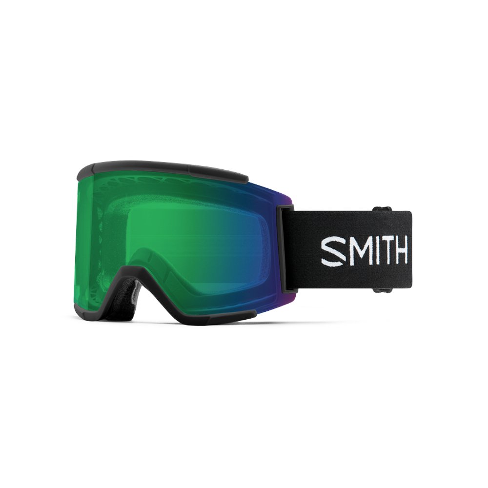 Goggles Smith Squad XL Black ChromaPop Everyday Green Mirror - Genetik Sport